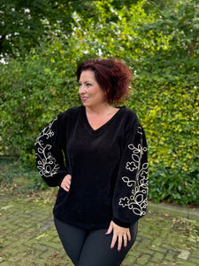 Sweater Victoria zwart XXL