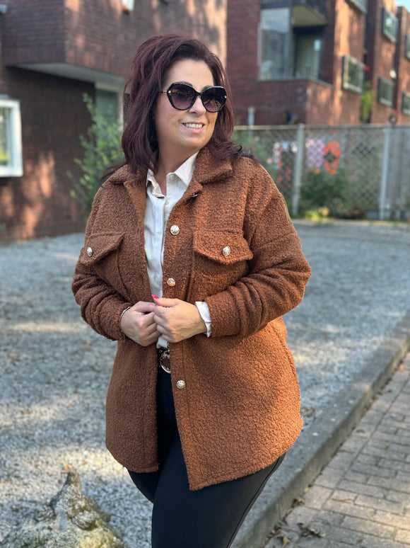 Boucle jas Bibi cognac