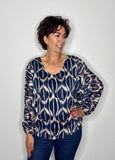 Blouses Cecile blauw